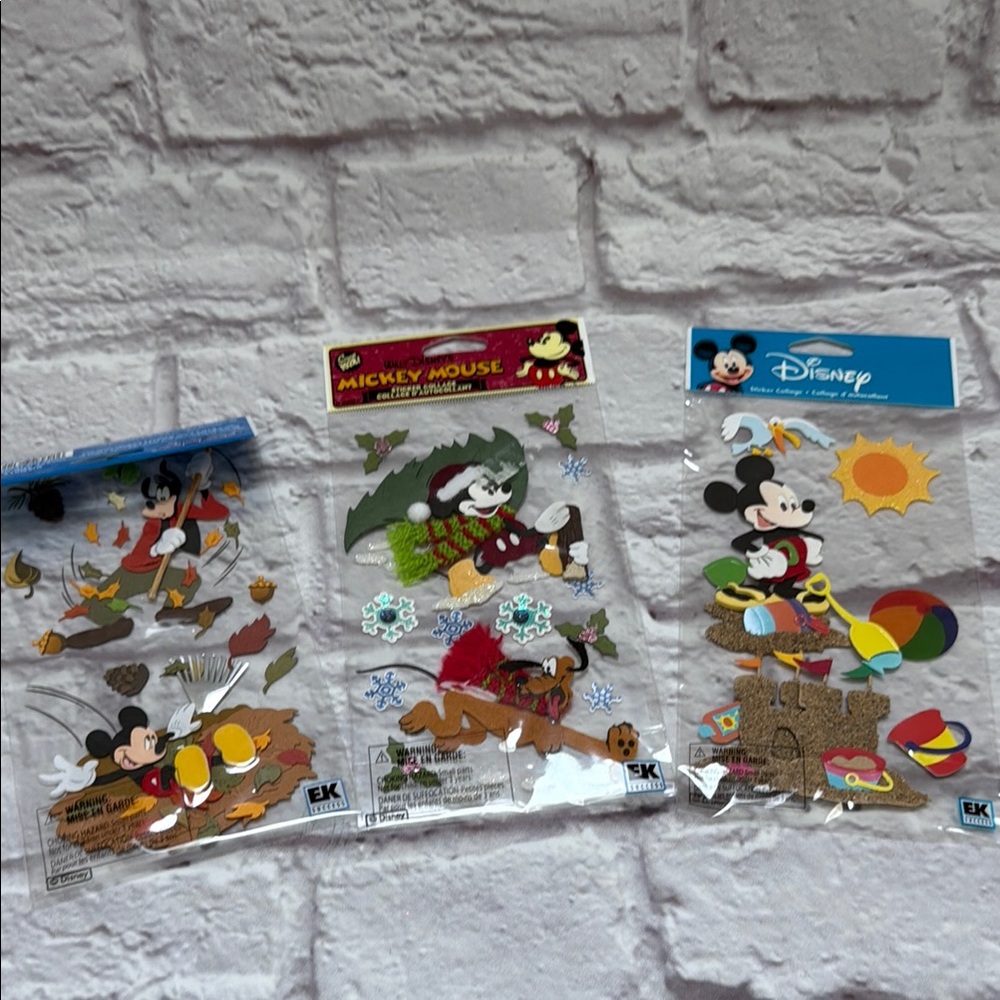 Disney Mickey Mouse Sticker Set scrapbooking
